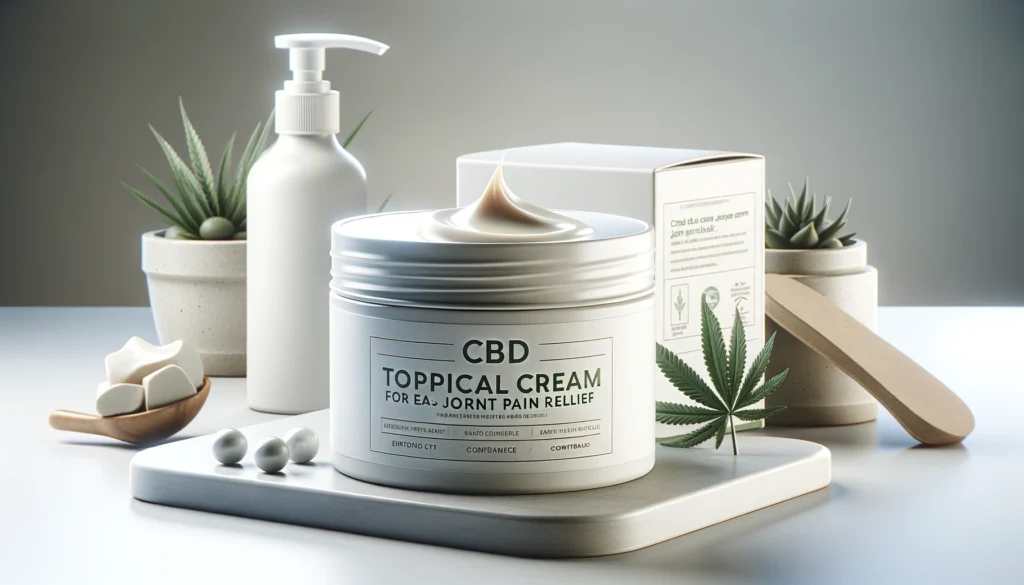 CBD topical cream uses and application for joint pain