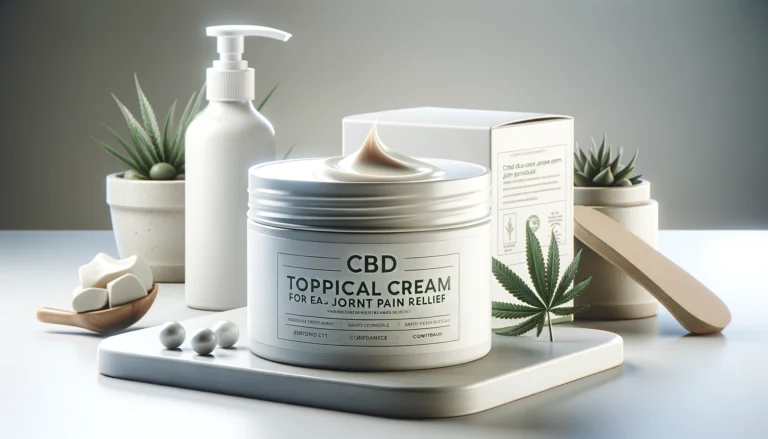 CBD topical cream uses and application for joint pain
